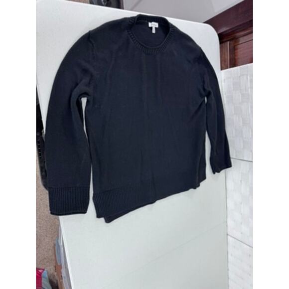 "ELLA MOSS" black Sweater, Very Soft, Size S, Work wear, Office Wear, Simple - Picture 4 of 9